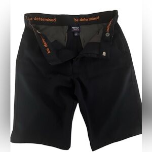 Boys adjustable waist navy school shorts.  Sz 12.  100% poly.  smoke free home.